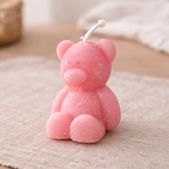 Aroma Scented Hand Crafted Soy Wax Mini Taddy Bear Shape Candle