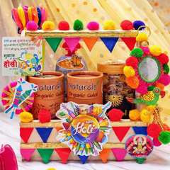 Holi Gift Hamper with Organic Gulal – Premium Festive Celebration Box