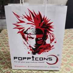 Custom Anime Printed Paper Carry Bag with Rope Handle