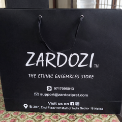 High Quality Fashion Brand Printed Paper Carry Bag