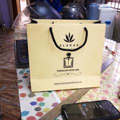 Custom Printed Laminated Paper Bag for Perfume Store