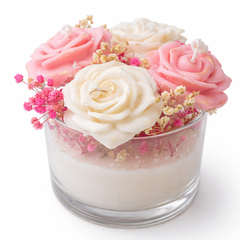 Spire 4 Heart Petals candles / Soy wax scented premium candle