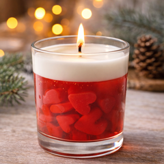 Rose Aroma Glass Jar Candle for Love