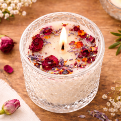 Luminescence Glass With Lid Scented Wax Candles