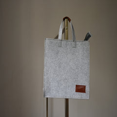Slate Signature Felt Tote