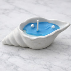 Ocean Breeze Conch Shell Soy Wax Candle