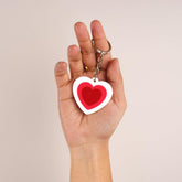 Heart keychain - Y2k inspired