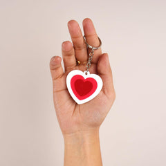 Heart keychain - Y2k inspired