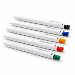 NeoClick White Pen Set of 5