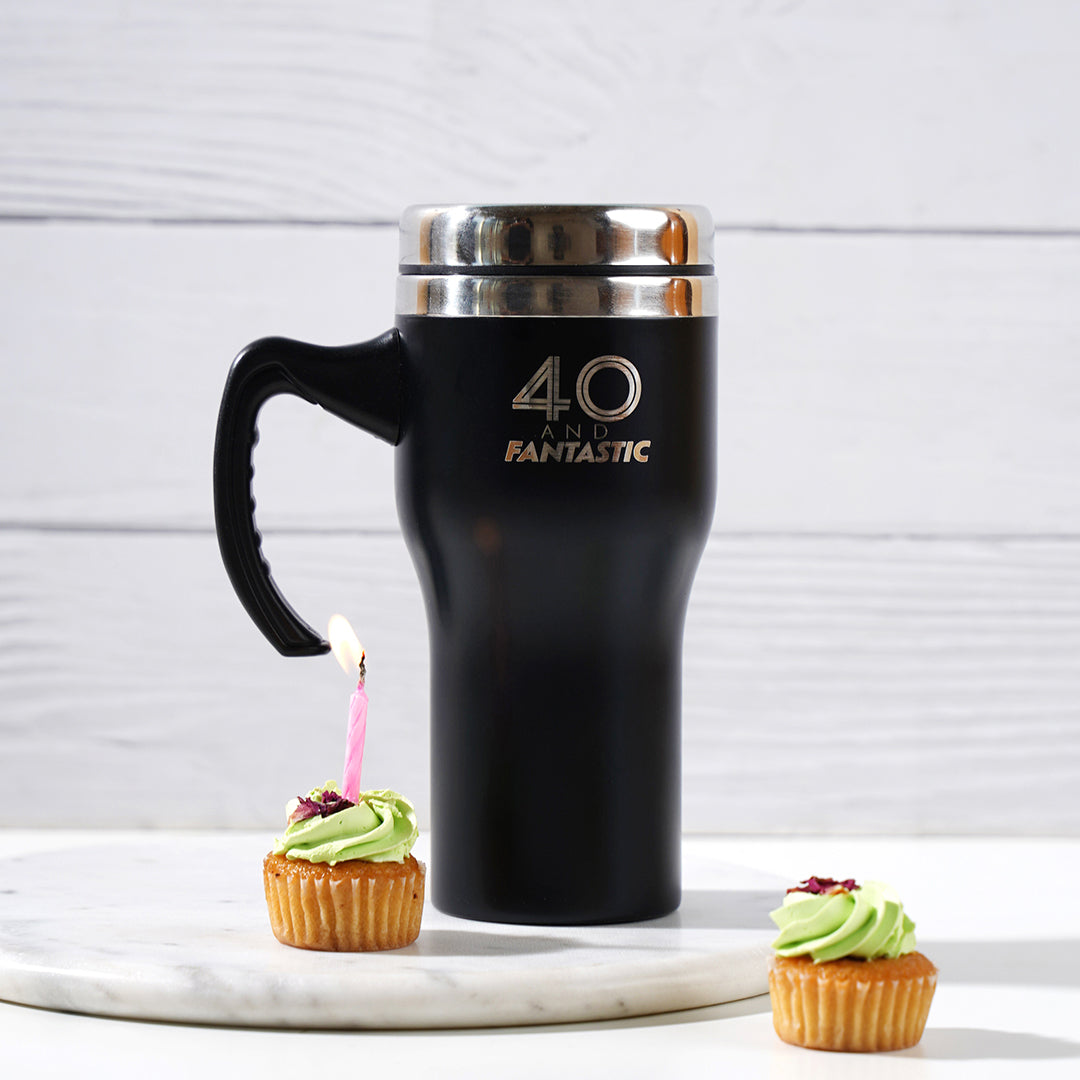 Drinkware - "40 & fantastic"
