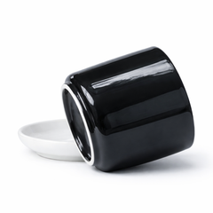 Glossy Black Ceramic Planter Pot for Indoor Plants