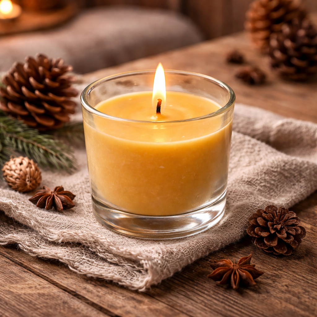 100% Beeswax 15-Hour Votives Candles Organic Hand Made