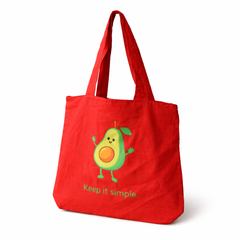 Scarlet Simple Signature Tote