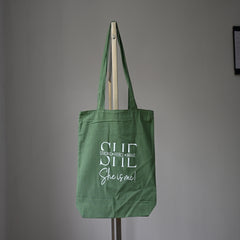 Emerald She Signature Tote