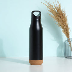 Metal Water Bottle with Cork Base
