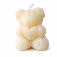 Teddy Bear Candle – Handmade Cute Decorative Candle for Home Décor, Baby Showers & Gifting