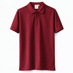 Plain Maroon Polo T Shirt for Men – Half Sleeve Cotton T-Shirt