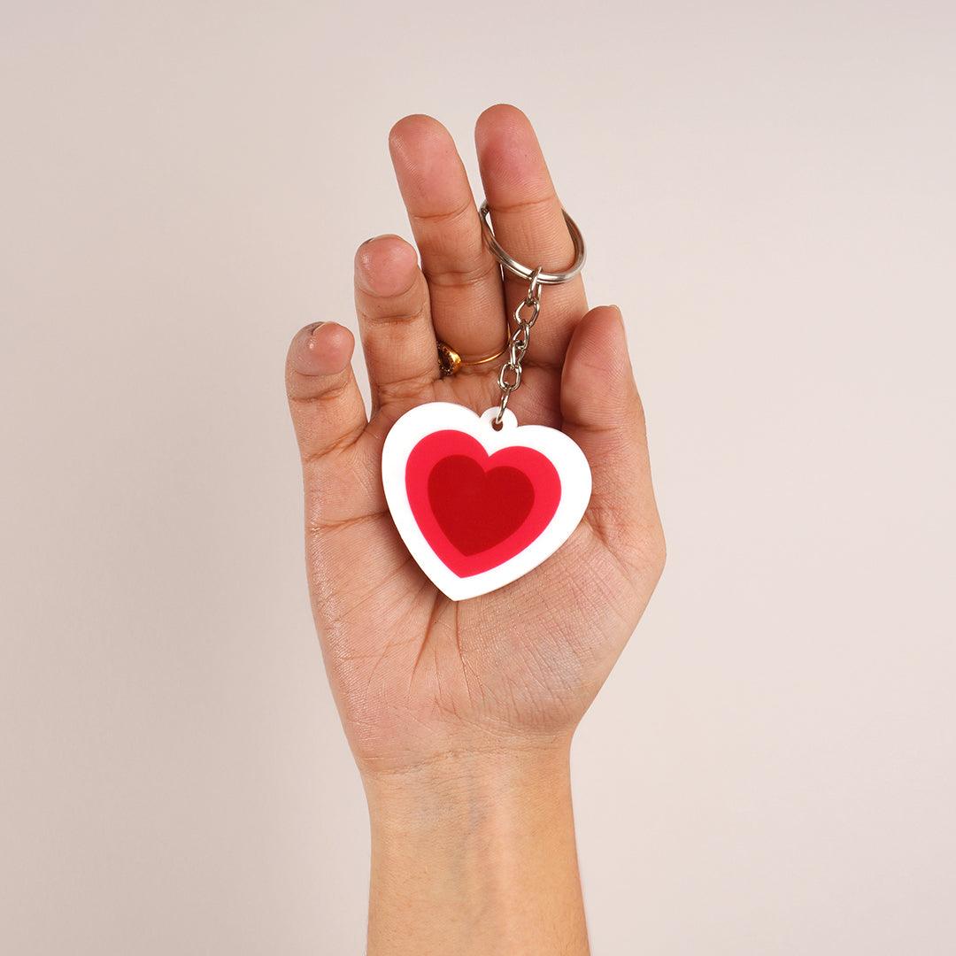 Heart keychain - Y2k inspired