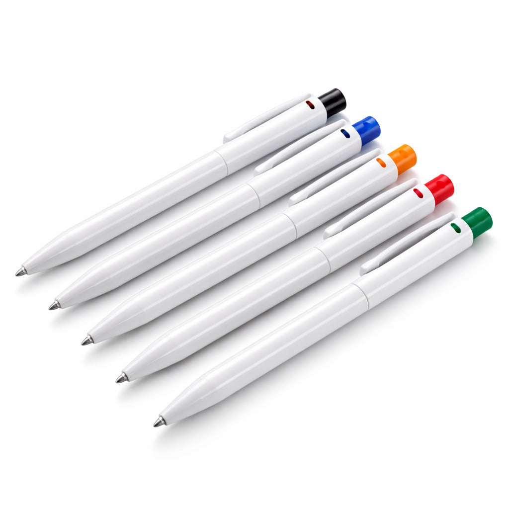 NeoClick White Pen Set of 5